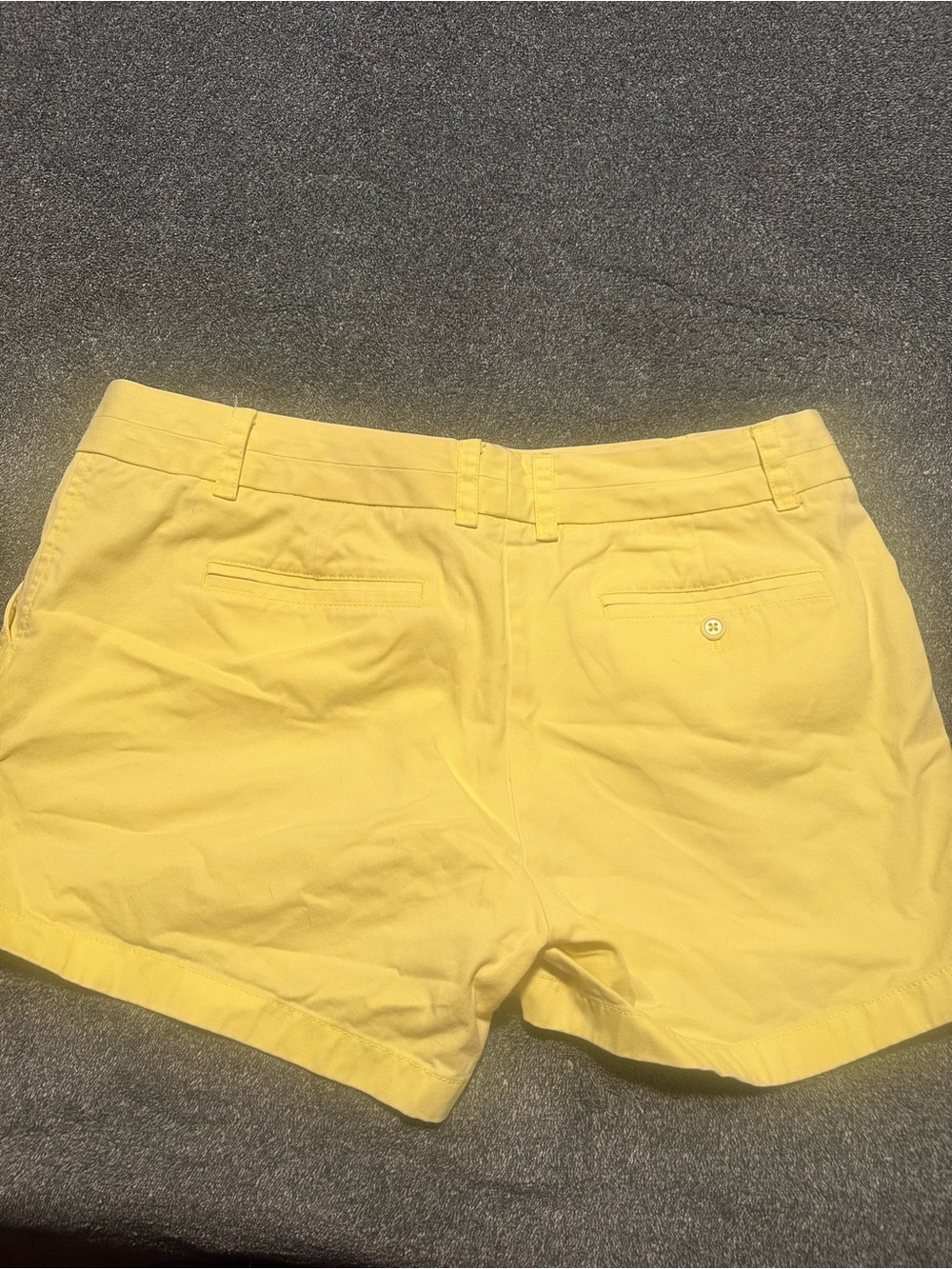 J. Crew Yellow Cotton Bermuda Shorts
